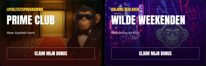 SlotMonkey Casino welkomstbonus en exclusieve promoties voor nieuwe spelers